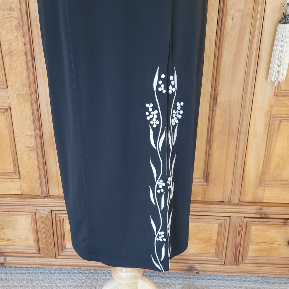 Fashion 1001 Nights Body Con Black Party Prom Evening Dress. Size 6/8 - Picture 4 of 10